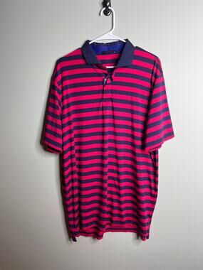 Greyson Striped Performance polo XL